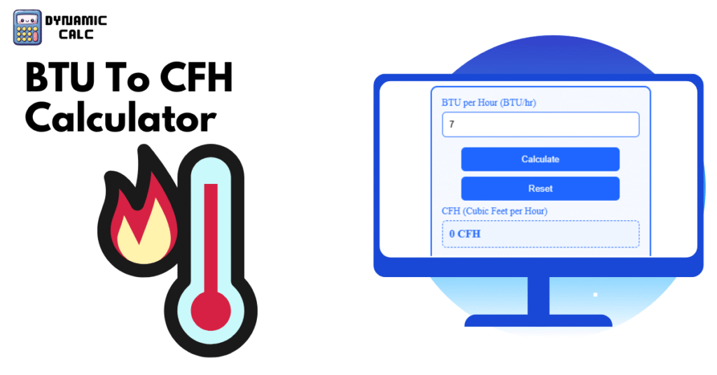 BTU To CFH Calculator