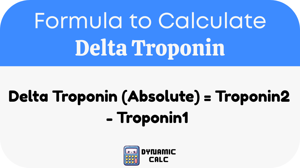 Delta Troponin Calculator