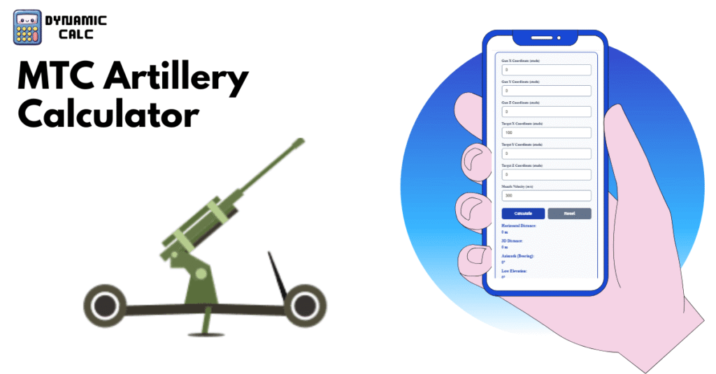 MTC Artillery Calculator