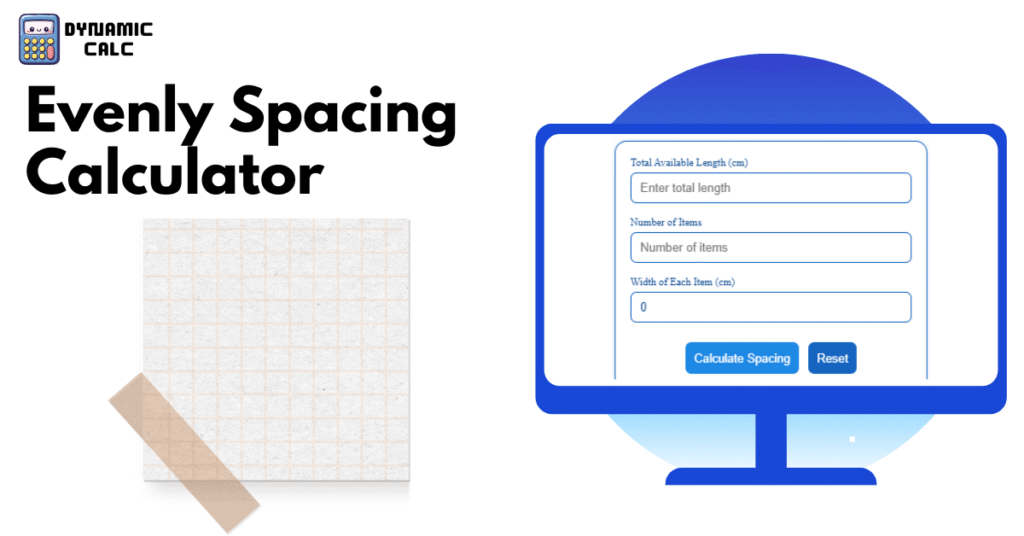 Evenly Spacing Calculator