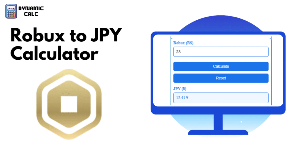 Robux to JPY Calculator