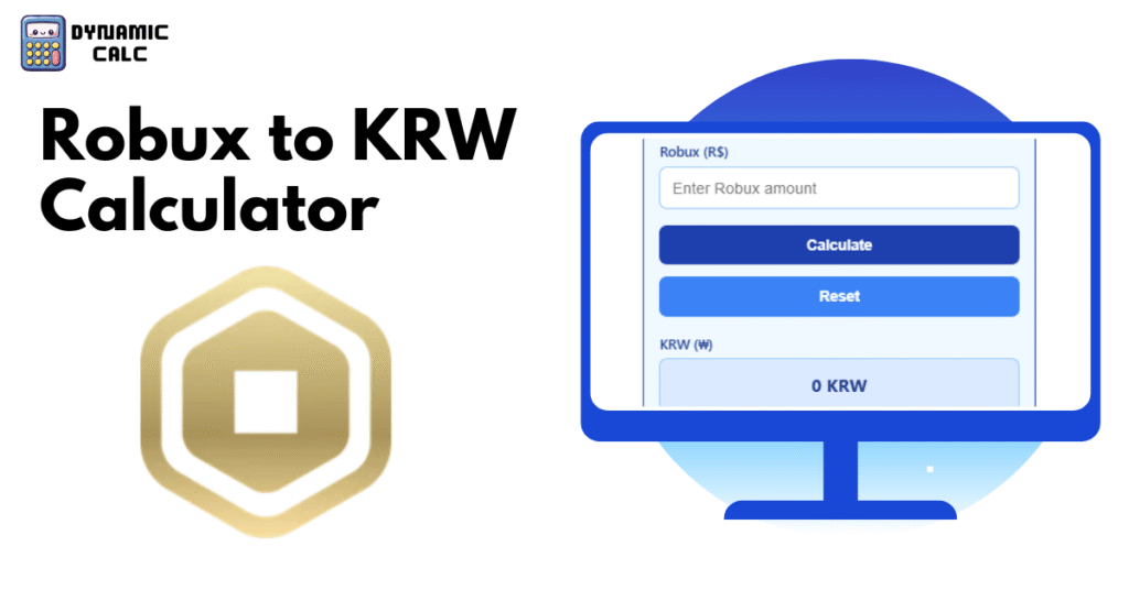 Robux to KRW Calculator