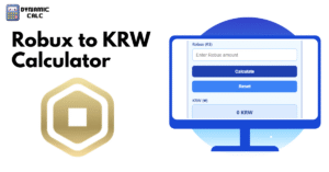 Robux to KRW Calculator