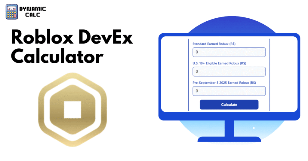 Roblox DevEx Calculator