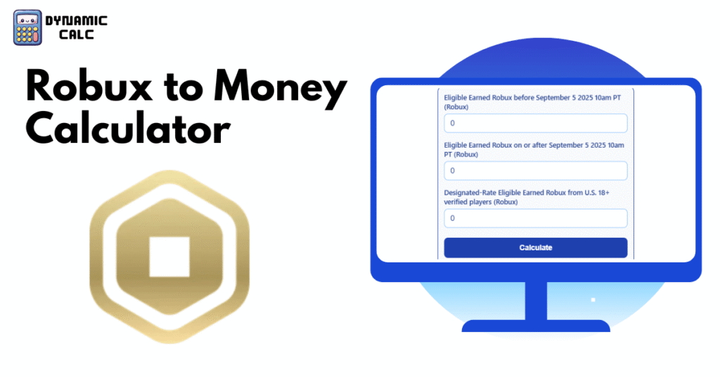 Robux to Money Calculator