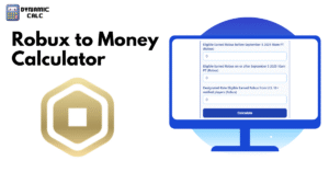 Robux to Money Calculator